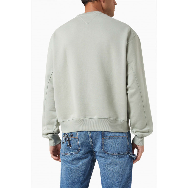 Tommy Jeans - Logo Boxy Sweatshirt in Cotton