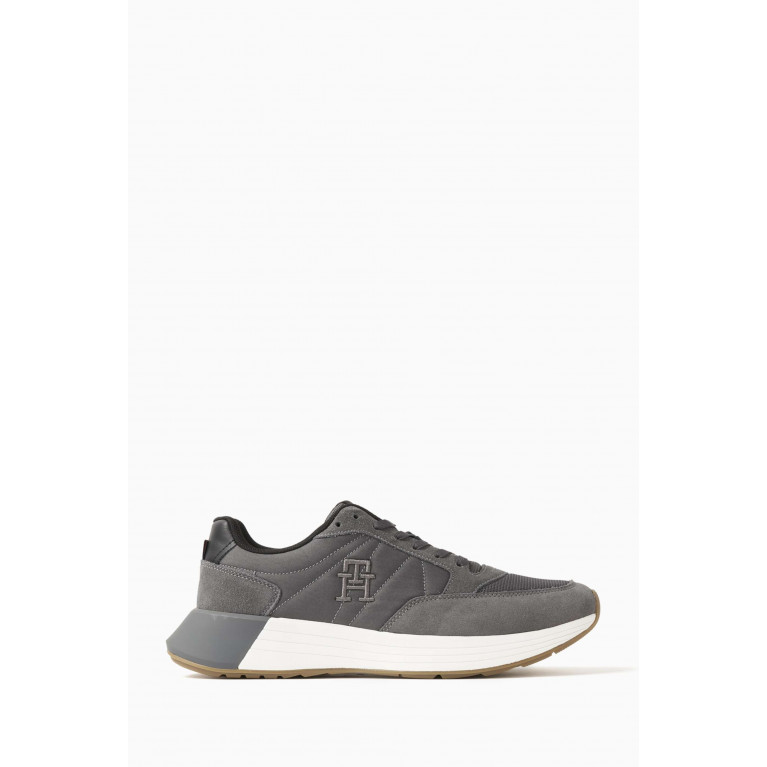 Tommy Hilfiger - TH Elevated Sneakers in Suede Grey