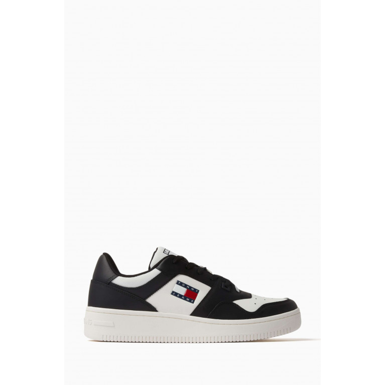 Tommy Jeans - Retro Basketball Trainers in Leather