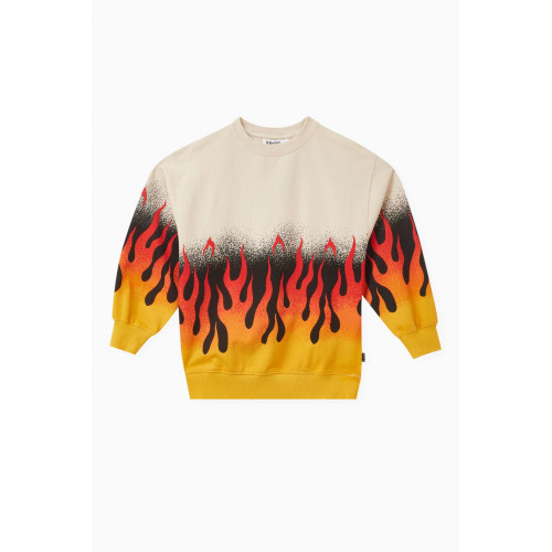 Molo - Monti On Fire sweatshirt in Organic Cotton