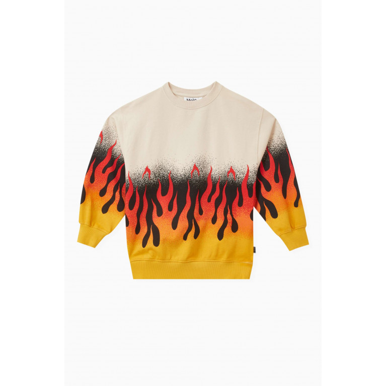 Molo - Monti On Fire sweatshirt in Organic Cotton
