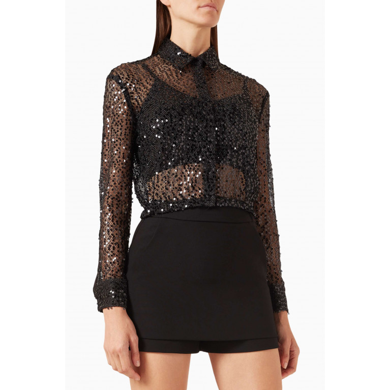 Maje - Cesther Shirt in Mesh