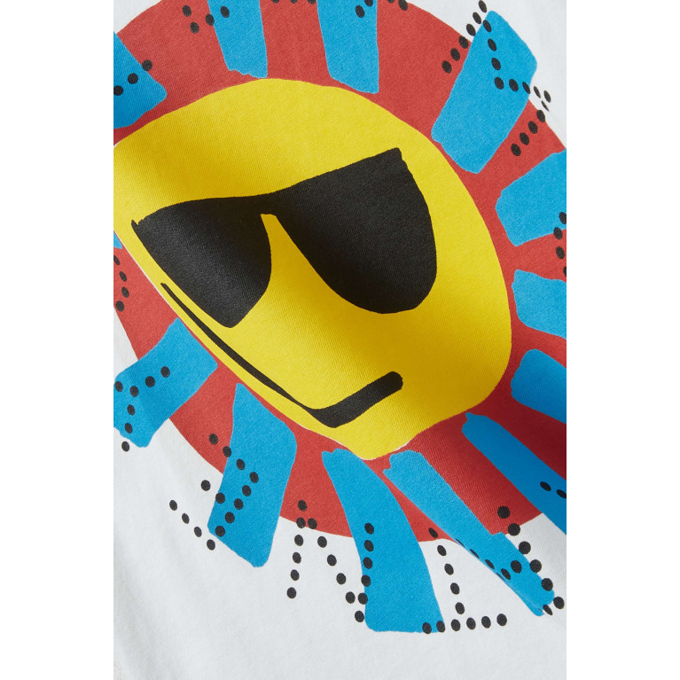 Stella McCartney - Sun Graphic Print T-shirt in Organic Cotton