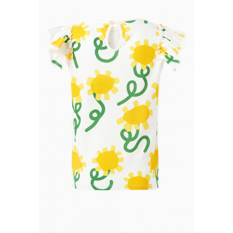 Stella McCartney - Sunflower-print Top in Organic Cotton