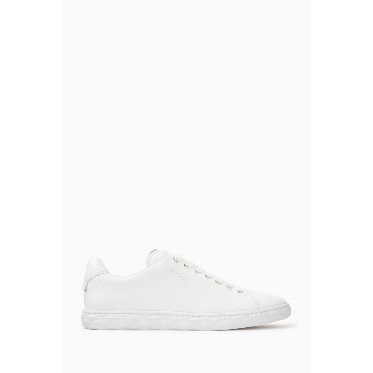 Jimmy Choo - Diamond Light Low-Top Sneakers in Nappa Leather