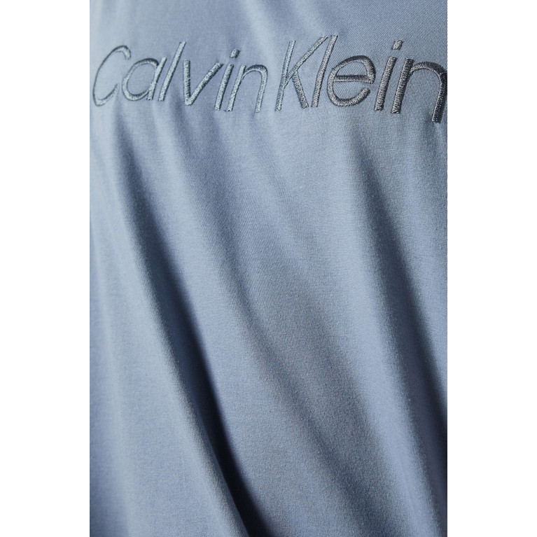 Calvin Klein - Logo Sleep Crew Neck T-shirt in Cotton