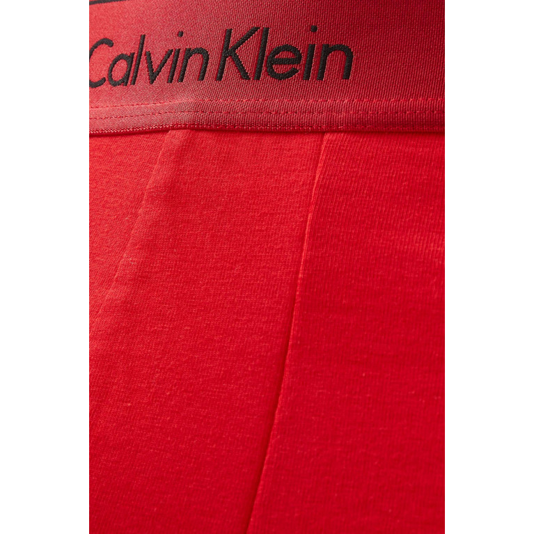 Calvin Klein - Logo Trunk in Cotton Jersey Red