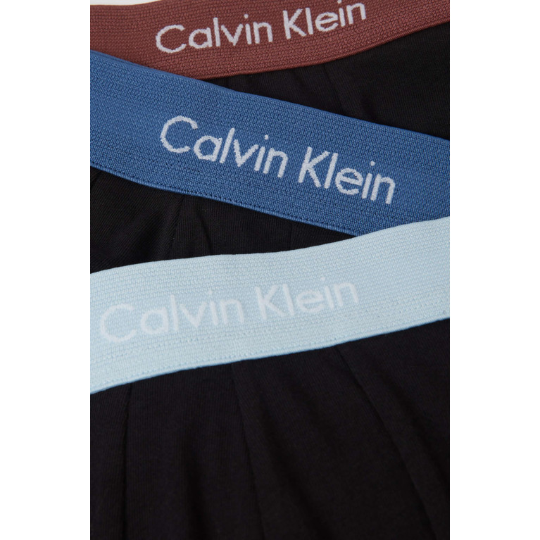 Calvin Klein - Logo Boxer Briefs in Stretch Cotton, Set of 3 Black