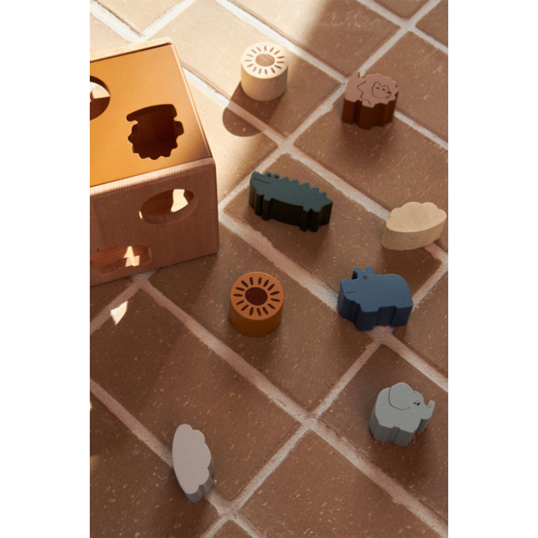 Liewood - Gary Puzzle Cube in Beech