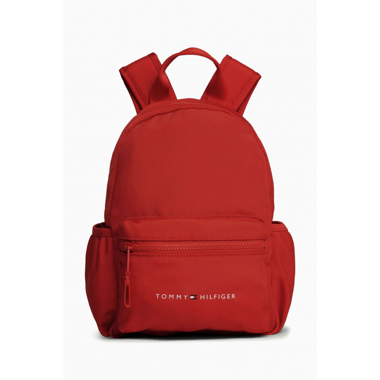Tommy Hilfiger - Small Essential Backpack in Recycled Nylon Red