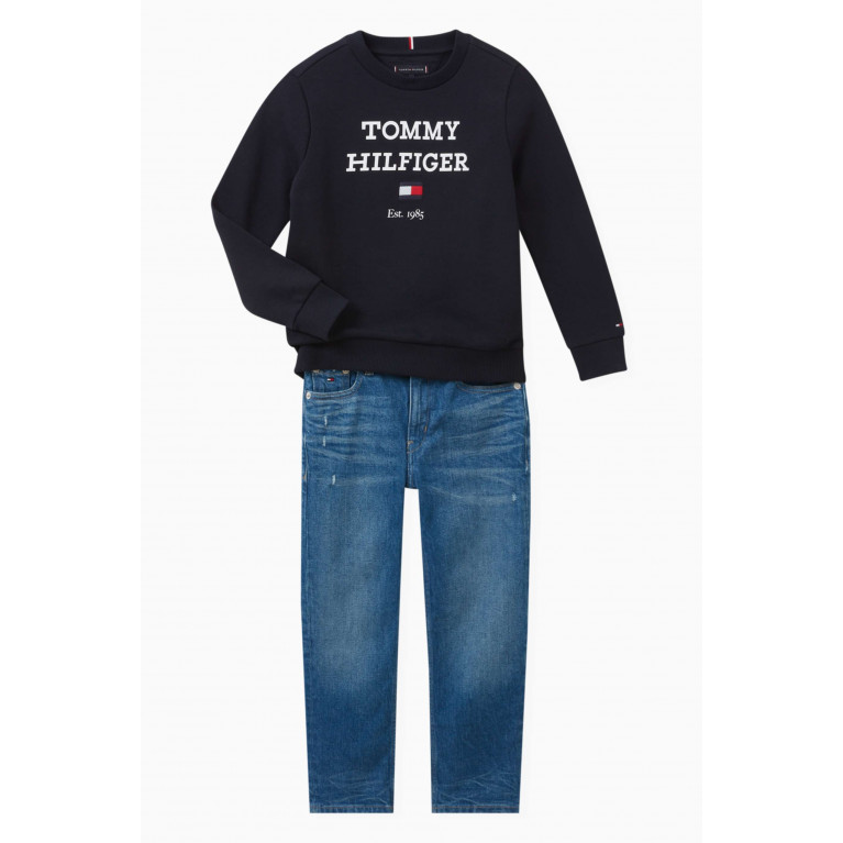 Tommy Hilfiger - Relaxed Skater Hemp Jeans in Stretch Denim