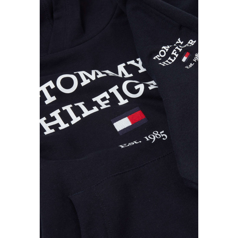 Tommy Hilfiger - Logo Hoodie and Joggers Set in Cotton