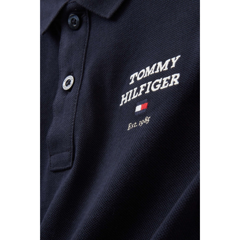 Tommy Hilfiger - Embroidered Logo Polo Shirt in Cotton