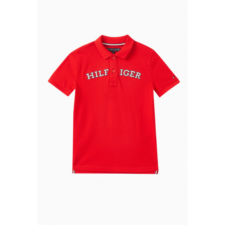 Tommy Hilfiger - Logo Polo Shirt in Cotton Piqué