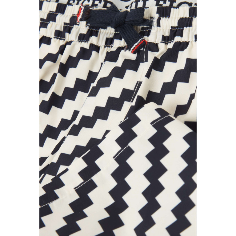 Tommy Hilfiger - Jagged Stripe Relaxed Shorts