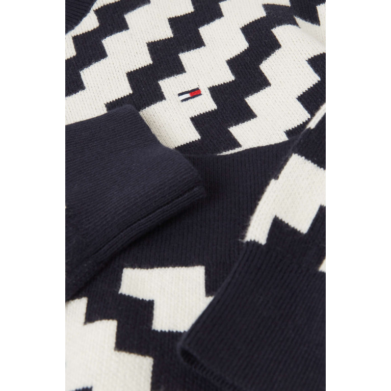 Tommy Hilfiger - Jagged Stripe Sweater in Organic Cotton