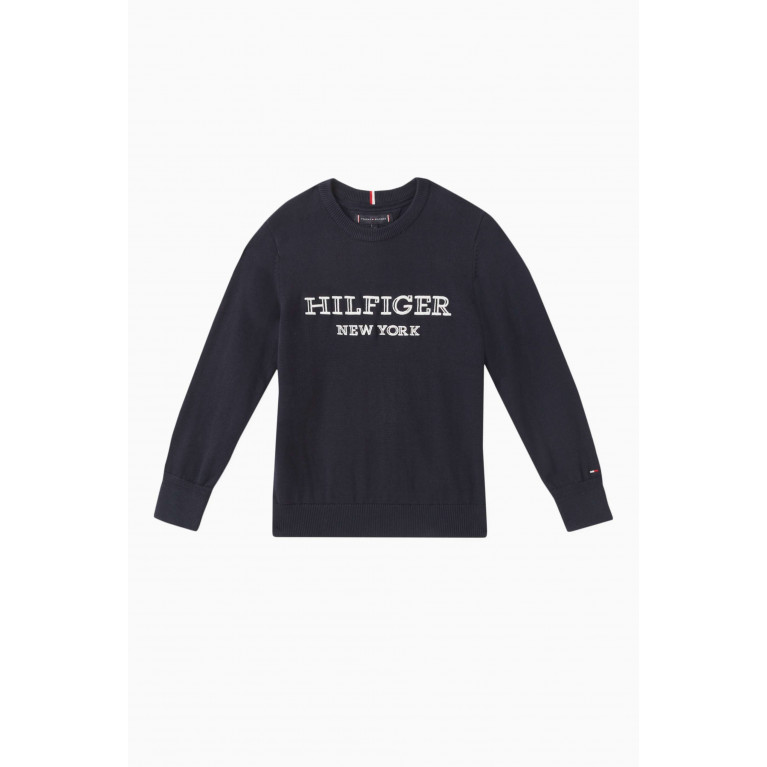 Tommy Hilfiger - Monotype Logo Sweatshirt in Cotton