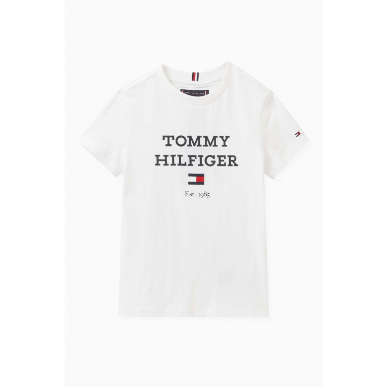 Tommy Hilfiger - Oversized Logo T-Shirt in Cotton White