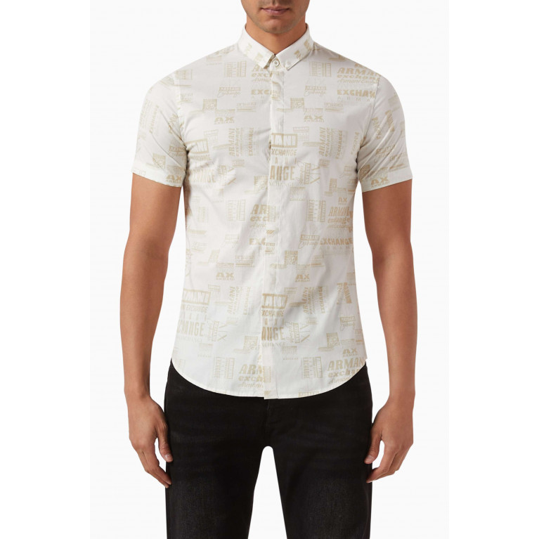 Armani Exchange - Slim-fit Shirt in Cotton