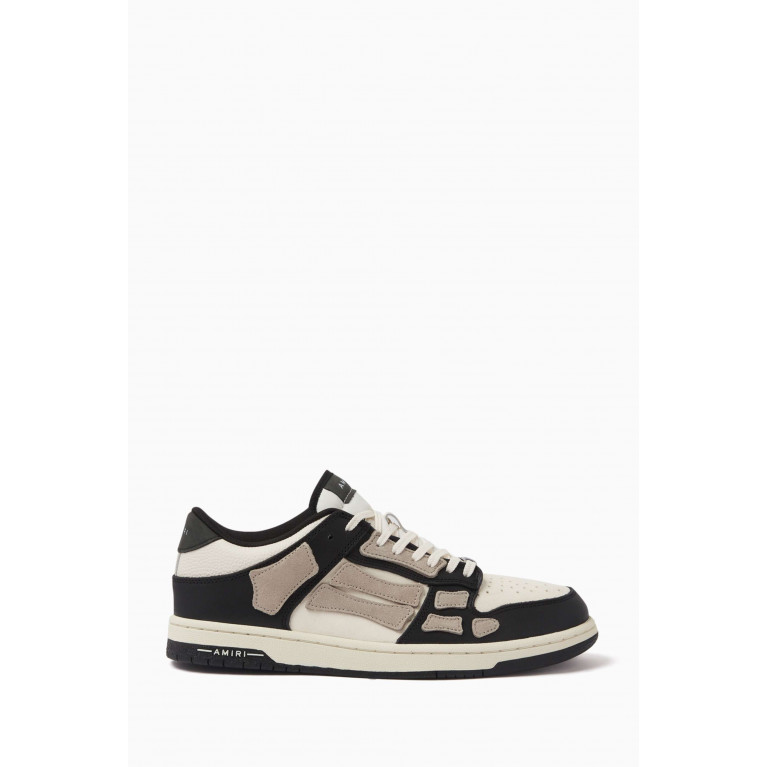 Amiri - Skel Low-top Sneakers in Leather & Suede Multicolour