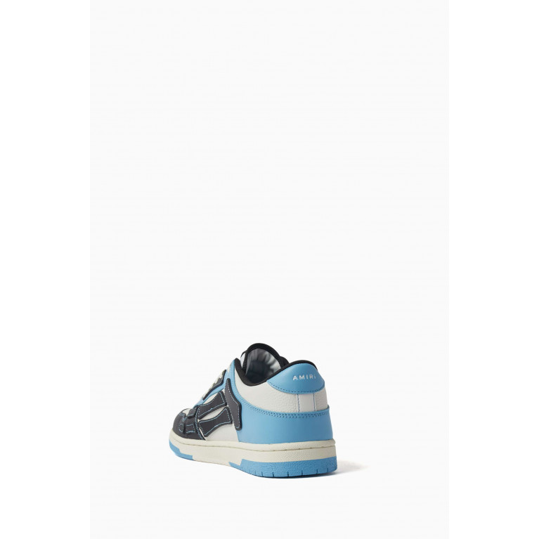 Amiri - Skel Low-top Sneakers in Leather & Suede Multicolour