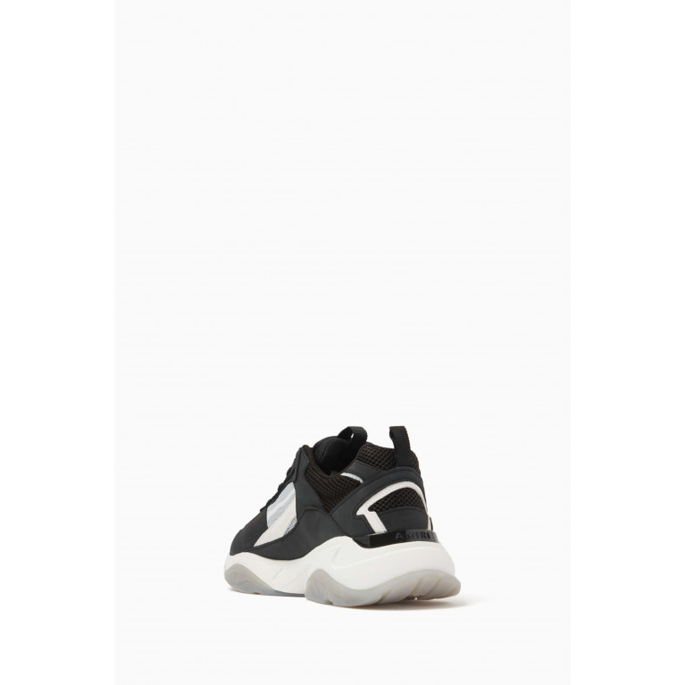 Amiri - Bone Runner Sneakers in Calf Leather Black
