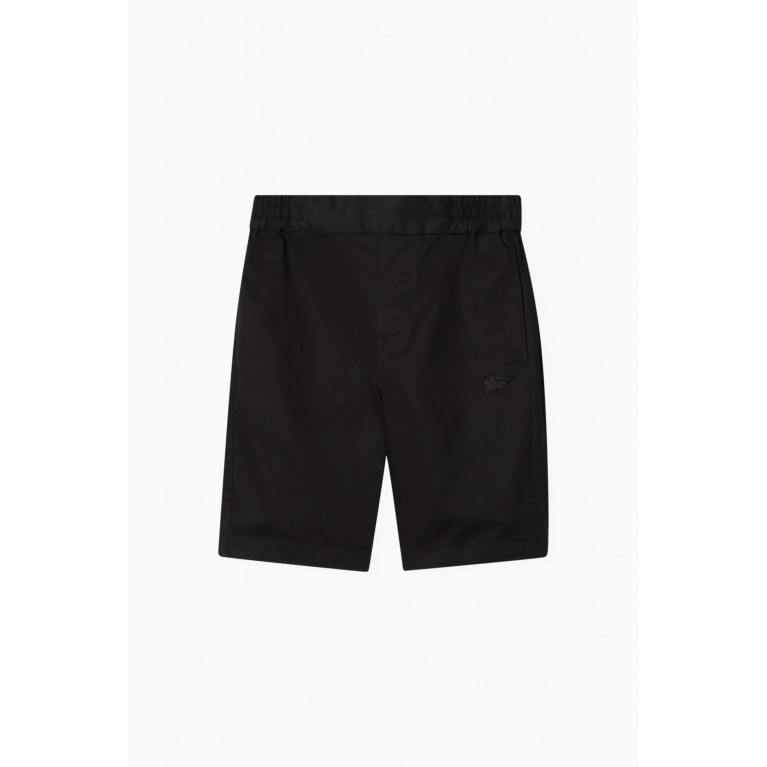 Burberry - Equestrian Knight Motif Shorts in Cotton