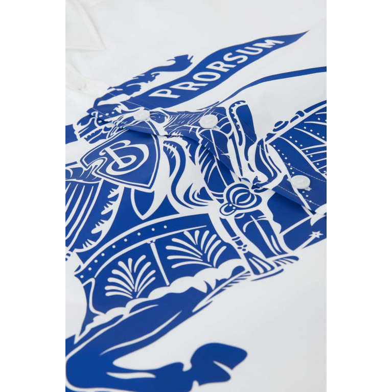 Burberry - Devon EKD Printed Shirt in Stretch Cotton-poplin