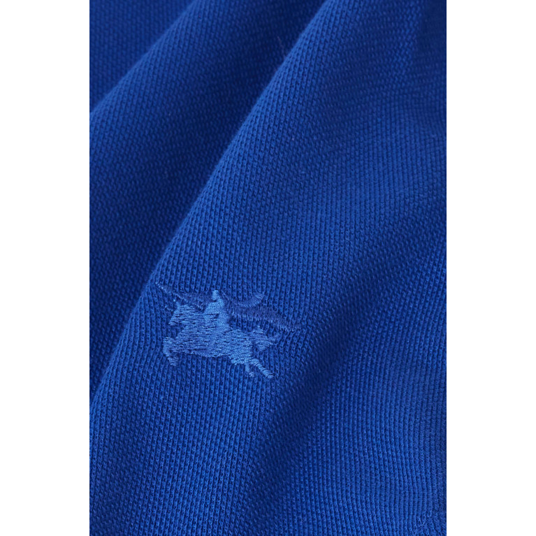 Burberry - Check-print Polo Shirt in Cotton