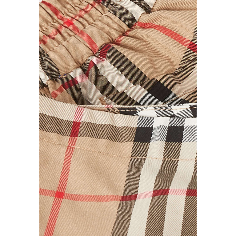 Burberry - Check Shorts in Cotton