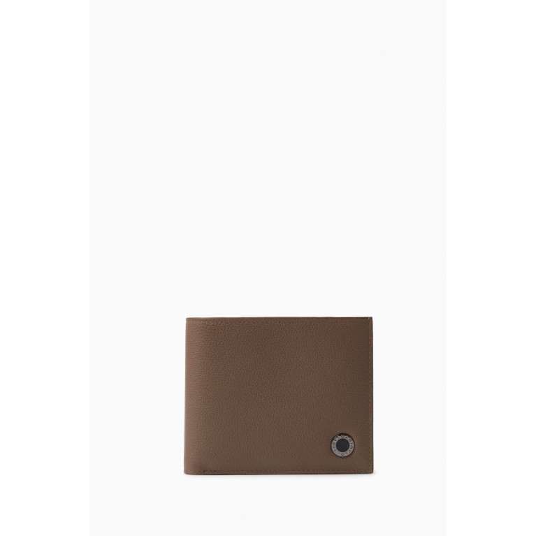 BVLGARI - BVLGARI BVLGARI Bi-fold Wallet in Leather