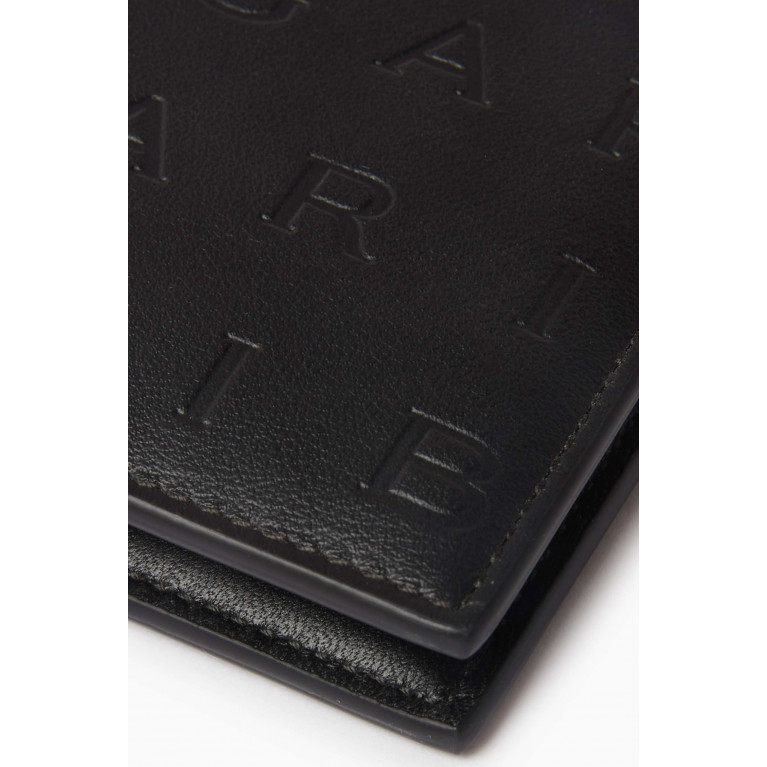 BVLGARI - BVLGARI Logo Infinitum Bi-fold Wallet in Leather