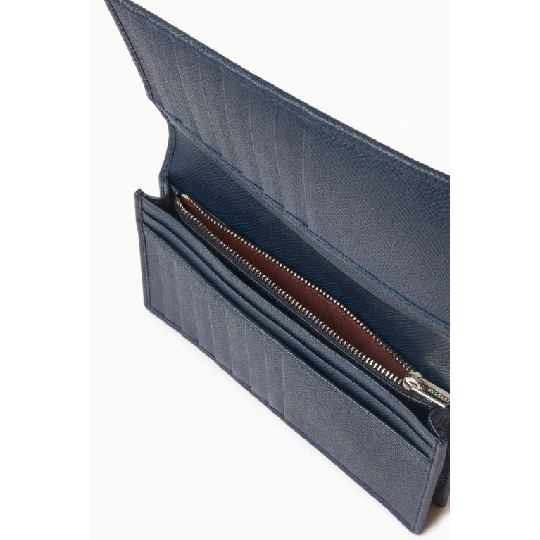 BVLGARI - BVLGARI BVLGARI Large Yen Bi-fold Wallet in Leather