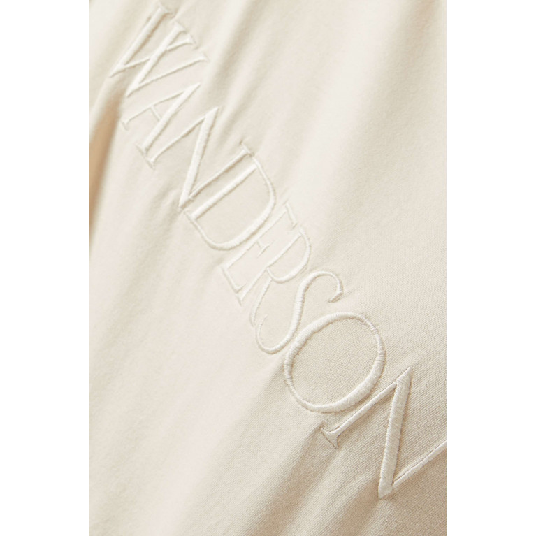 Jw Anderson - Logo-embroidered T-shirt in Cotton