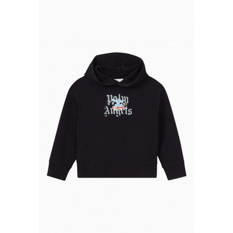 Palm Angels - Palm Angels x Keith Haring Skateboard Hoodie in Cotton