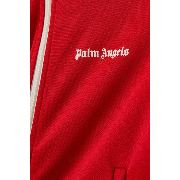 Palm Angels - Logo Print Track Jacket in Cotton-blend