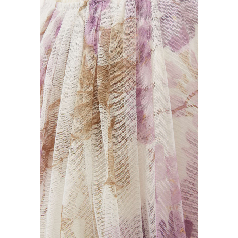 Needle & Thread - Wisteria Long-sleeve Dress in Tulle