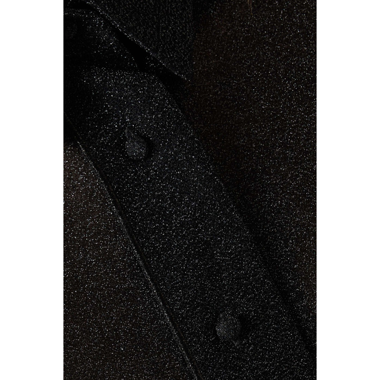 Oséree - Lumiere Shirt in Metallic Lurex Black