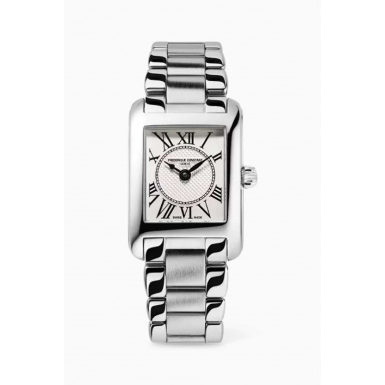 Frédérique Constant - Classics Carree Quartz Stainless Steel Watch, 23 x 21mm