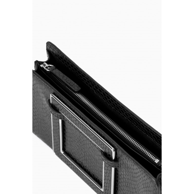 Staud - Shirley Convertible Clutch Bag in Metallic Leather