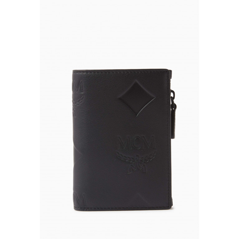 MCM - Small Aren Monogram Wallet in Nappa Leather