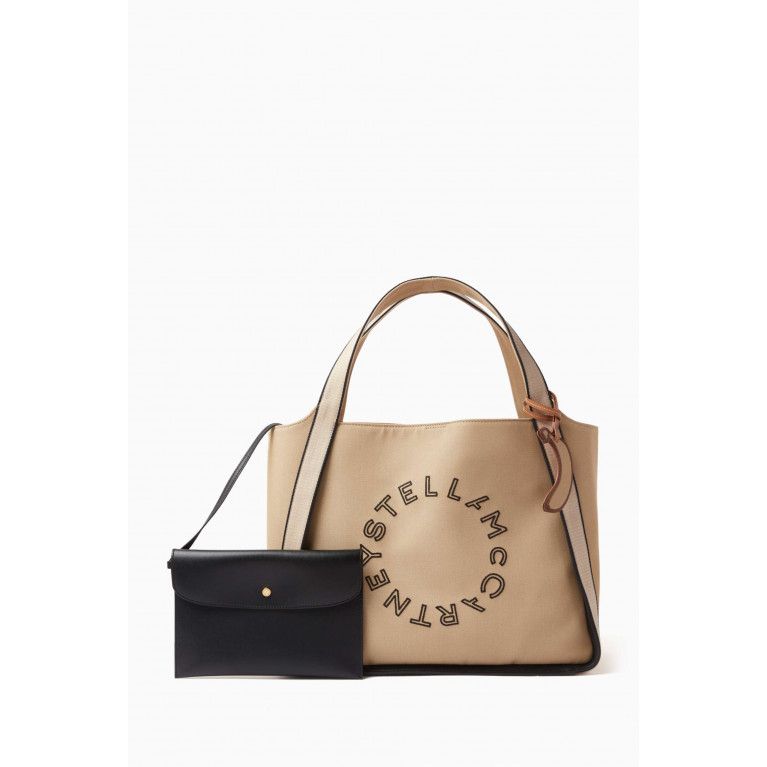 Stella McCartney - Medium Perforation Tote Bag in Eco Canvas