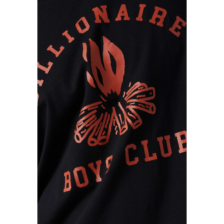 Billionaire Boys Club - Campfire Logo Print T-Shirt in Cotton