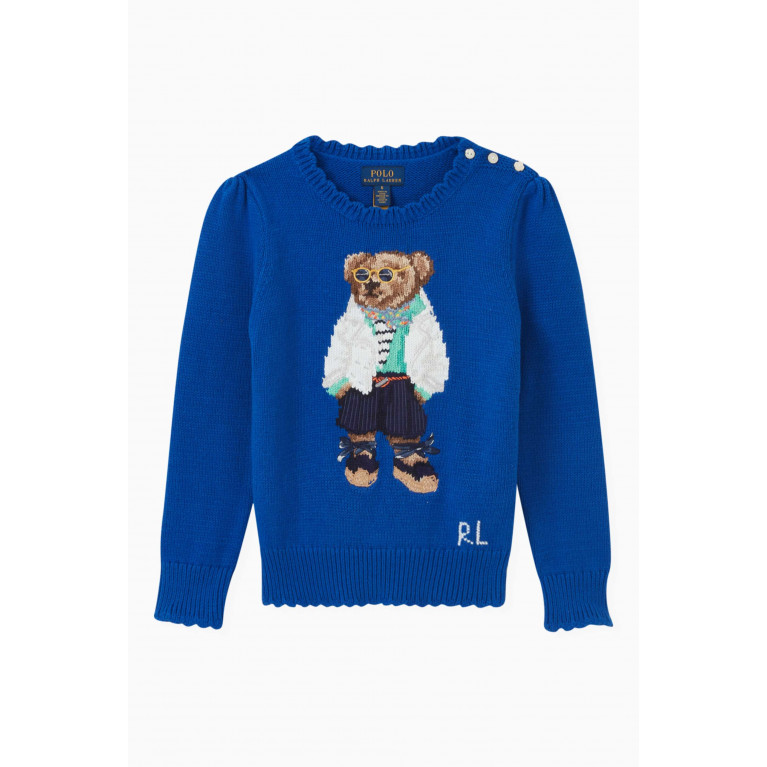 Polo Ralph Lauren - 'Bear' Sweater in Cotton