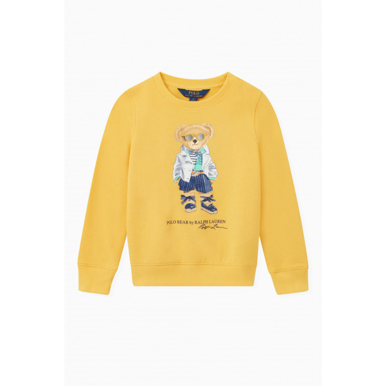Polo Ralph Lauren - Bear Print Sweatshirt in Cotton Fleece