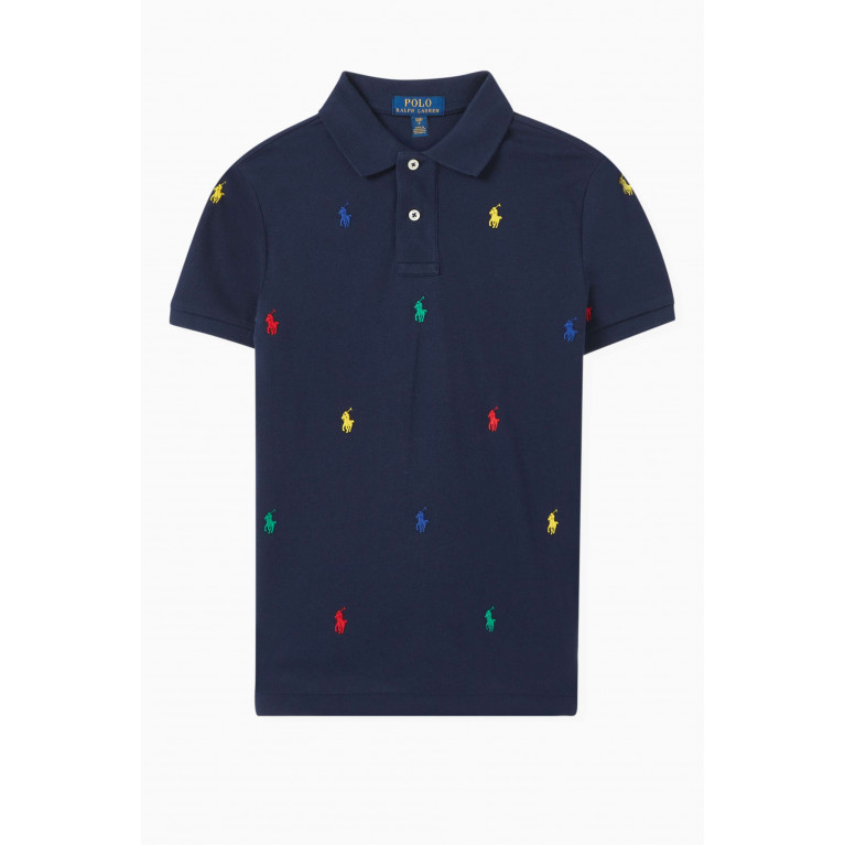 Polo Ralph Lauren - Embroidered-logo Polo Shirt in Cotton