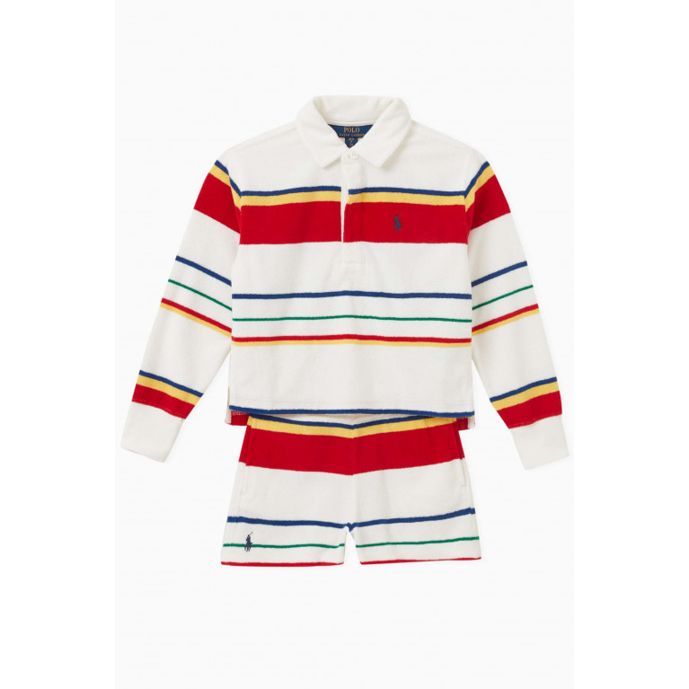 Polo Ralph Lauren - Polo Shirt and Shorts Set in Terry Cloth