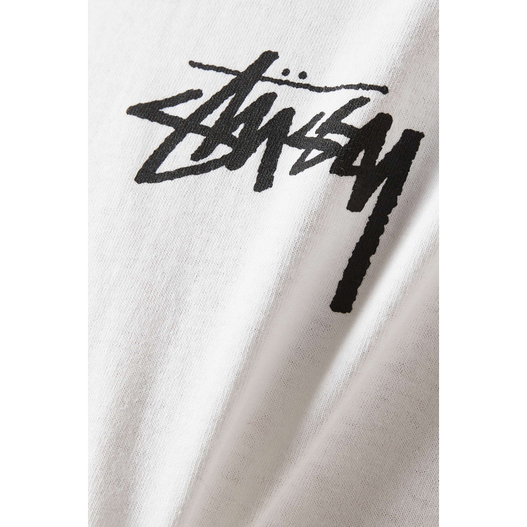 Stussy - Flower T-shirt in Cotton-jersey