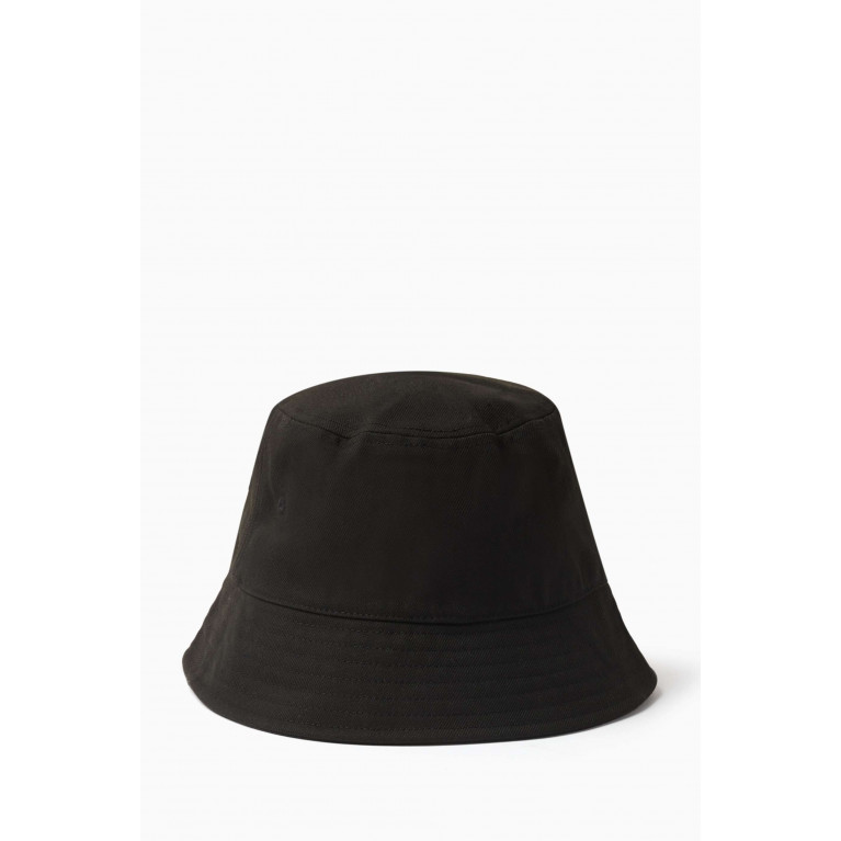 Stussy - Stock Lock Deep Bucket Hat in Twill Black