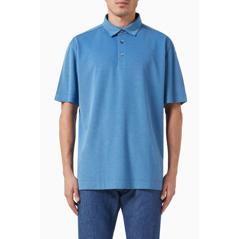 Zegna - Polo Shirt in Cotton-silk Blend